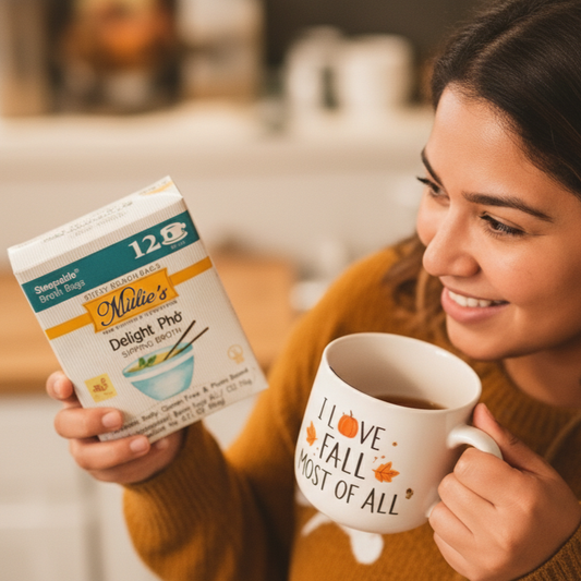 Millie's Sipping Broth 4 BOX Flavor Value Sampler (48 Servings)