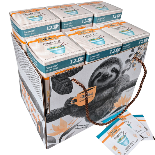 Millie's Delight Pho Sipping Broth - 6 Box C A S E - 12 Count (72 Servings)