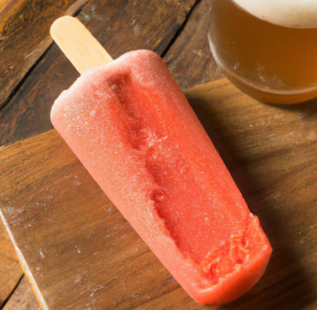 Frozen Chelada Pop Beer Cocktail