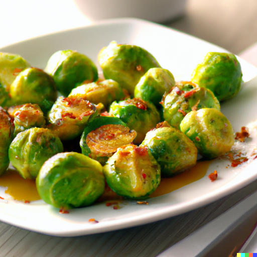 Lemongrass & Balsamic Roasted Brussels Sprouts